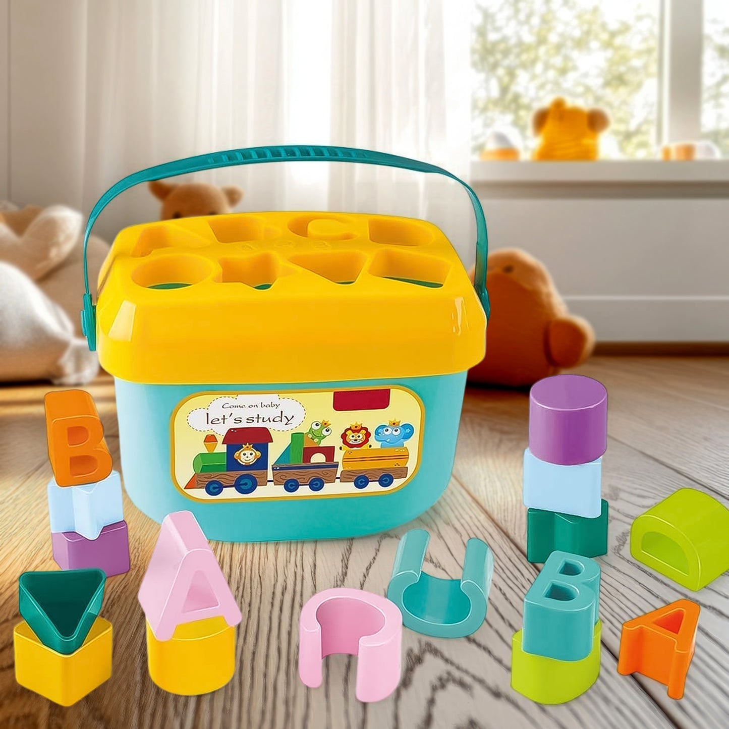 Baby First Block Set For Kids Non-toxic(1 Set)