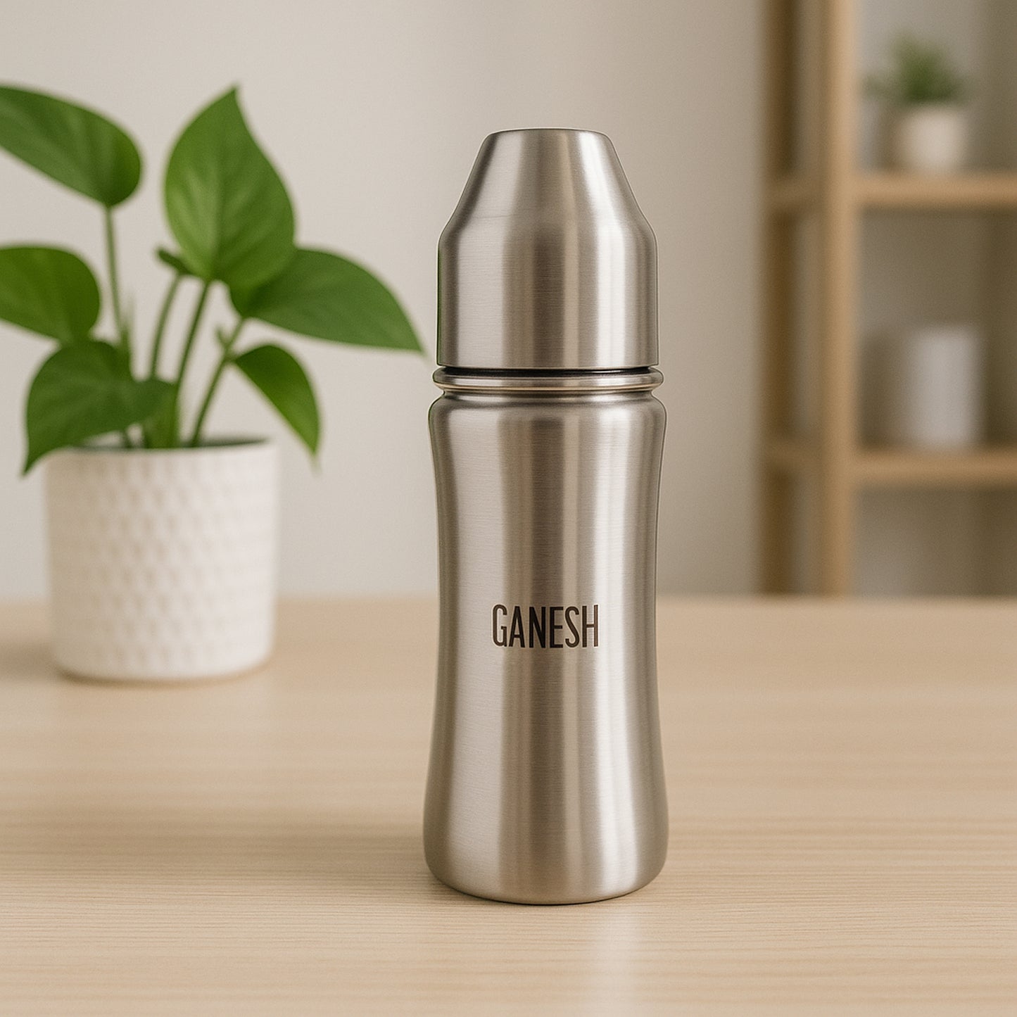 Ganesh Stainless Steel Baby Feeding Bottle Milk Bottle