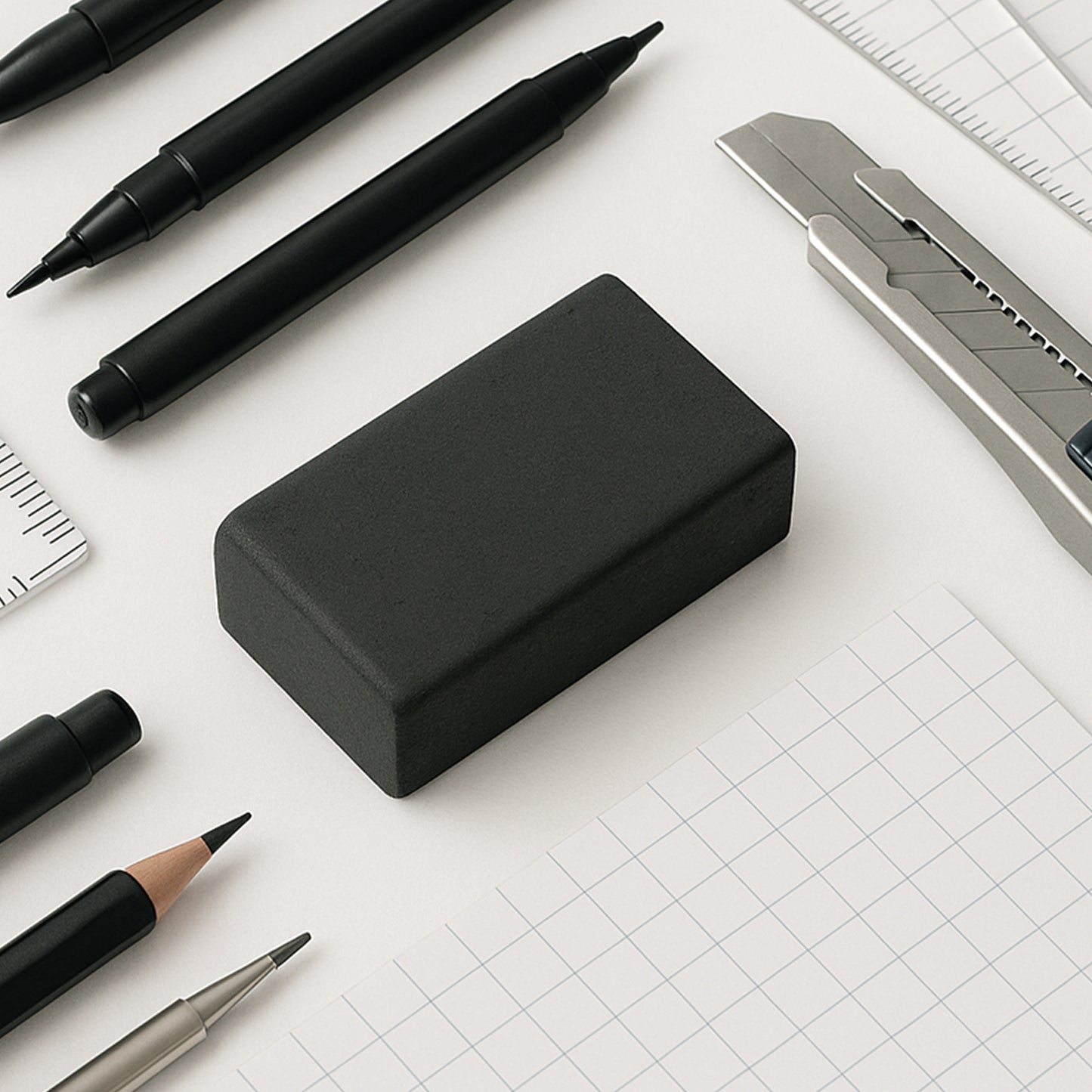 Fancy  Stylish Eraser (30 Pc  Mix Design)