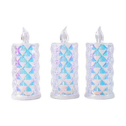 Led Flameless Decorative Candle Lights (3 Pc  Set)