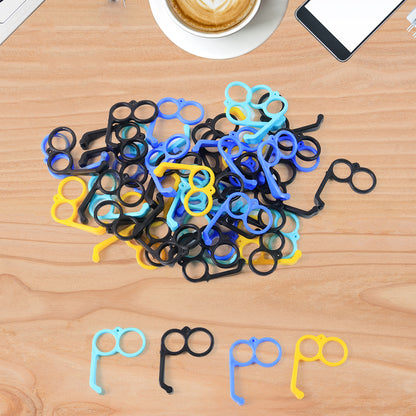 Plastic Hand Mobile Stand (Mix Color  50 Pc)