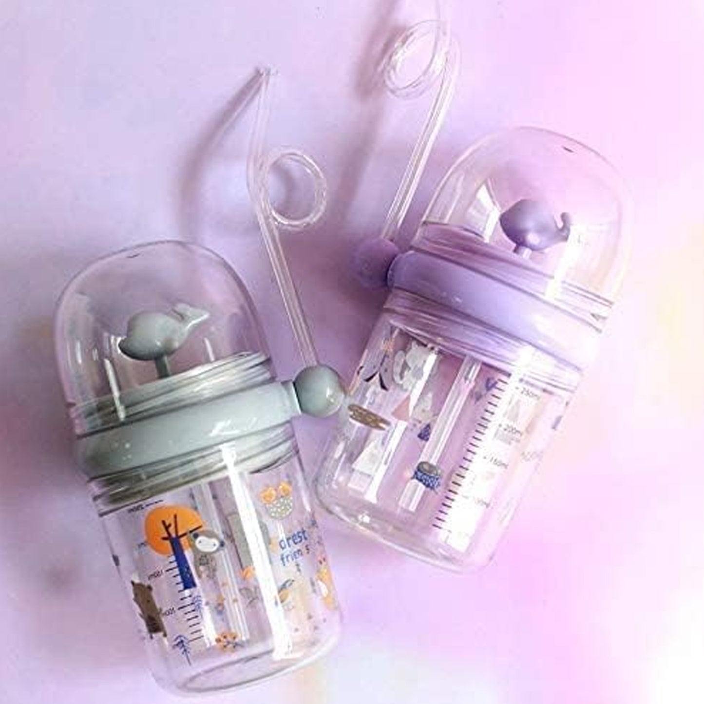 Baby Drinking Cup With Straw And Lid