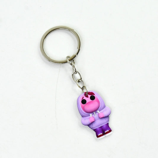 Cute Cartoon Character Keychain (1 Pc)