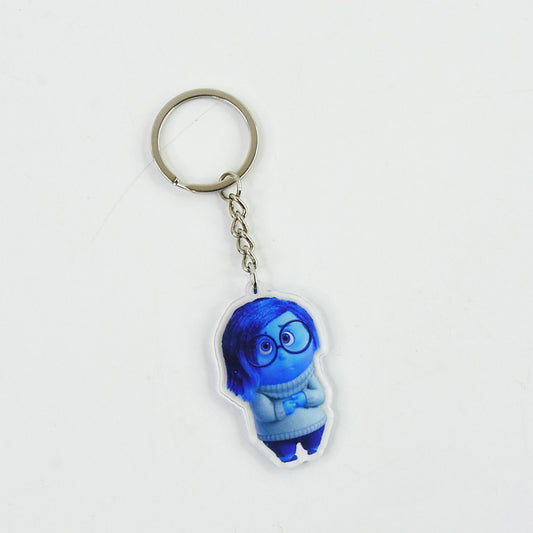 Cartoon Character-themed Acrylic Keychain (1 Pc)