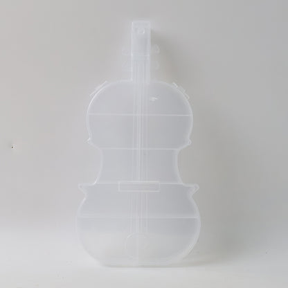 Violin Shape Plastic Storage Box (1 Pc)